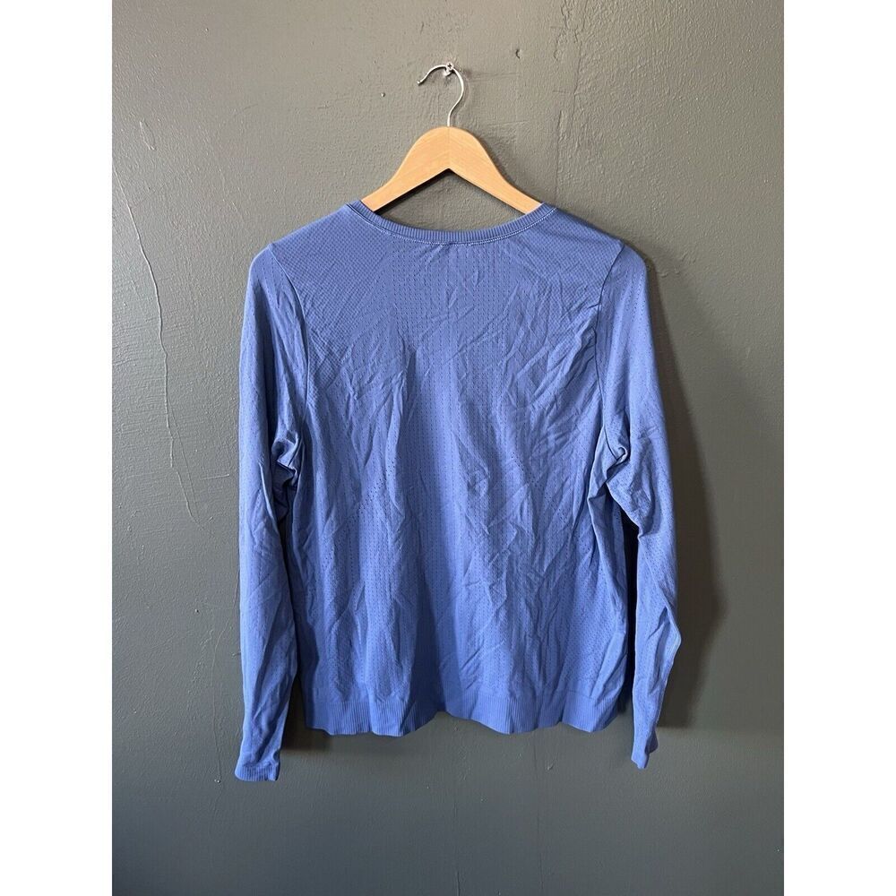 Athleta Womens Blue Long Sleeve Pullover Athletic Lightweight Sweatshirt Size XL - Picture 2 of 3